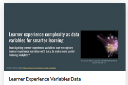 learner-experience-variables-data publication teaser